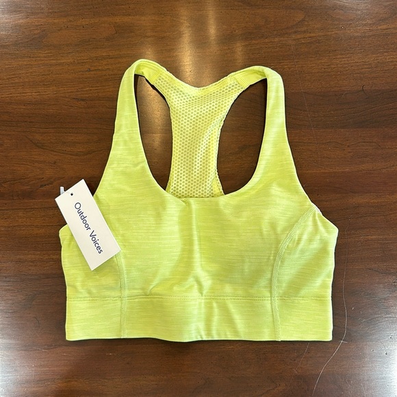 Outdoor Voices Doing Things Thrive Bra in Margarita XXS - Picture 3 of 7